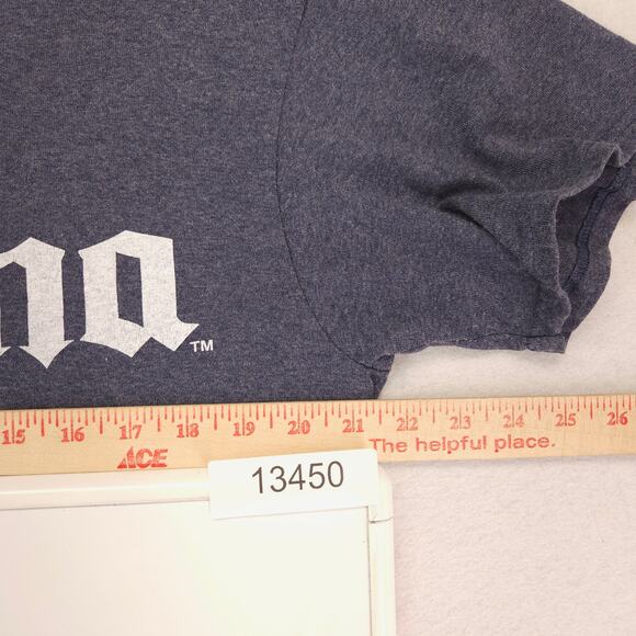 Corona Crew Neck Short Sleeve T Shirt Adult Mens Size Large L Navy Blue - Picture 6 of 9